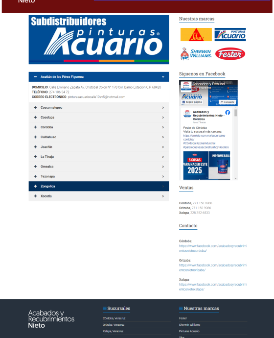 Subdistribuidores Acuario