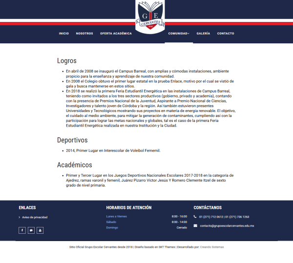 GRUPO ESCOLAR CERVANTES