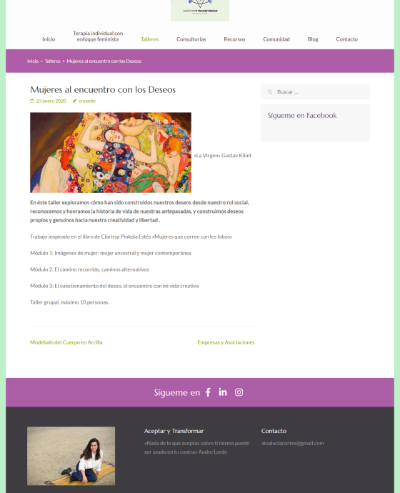 Taller Mujeres al Encuentro