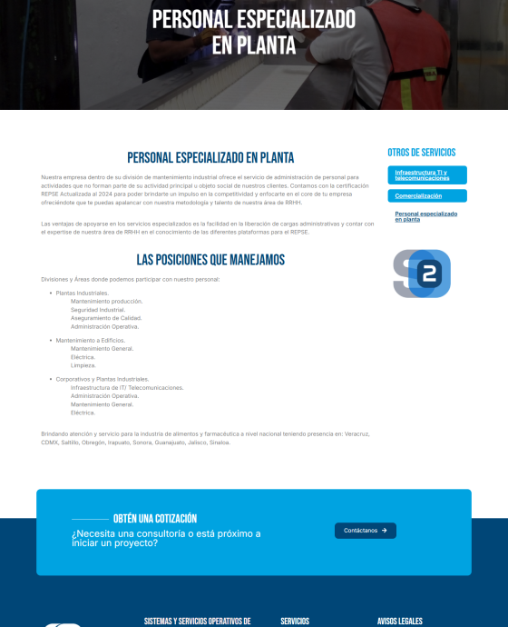 Personal Especializado